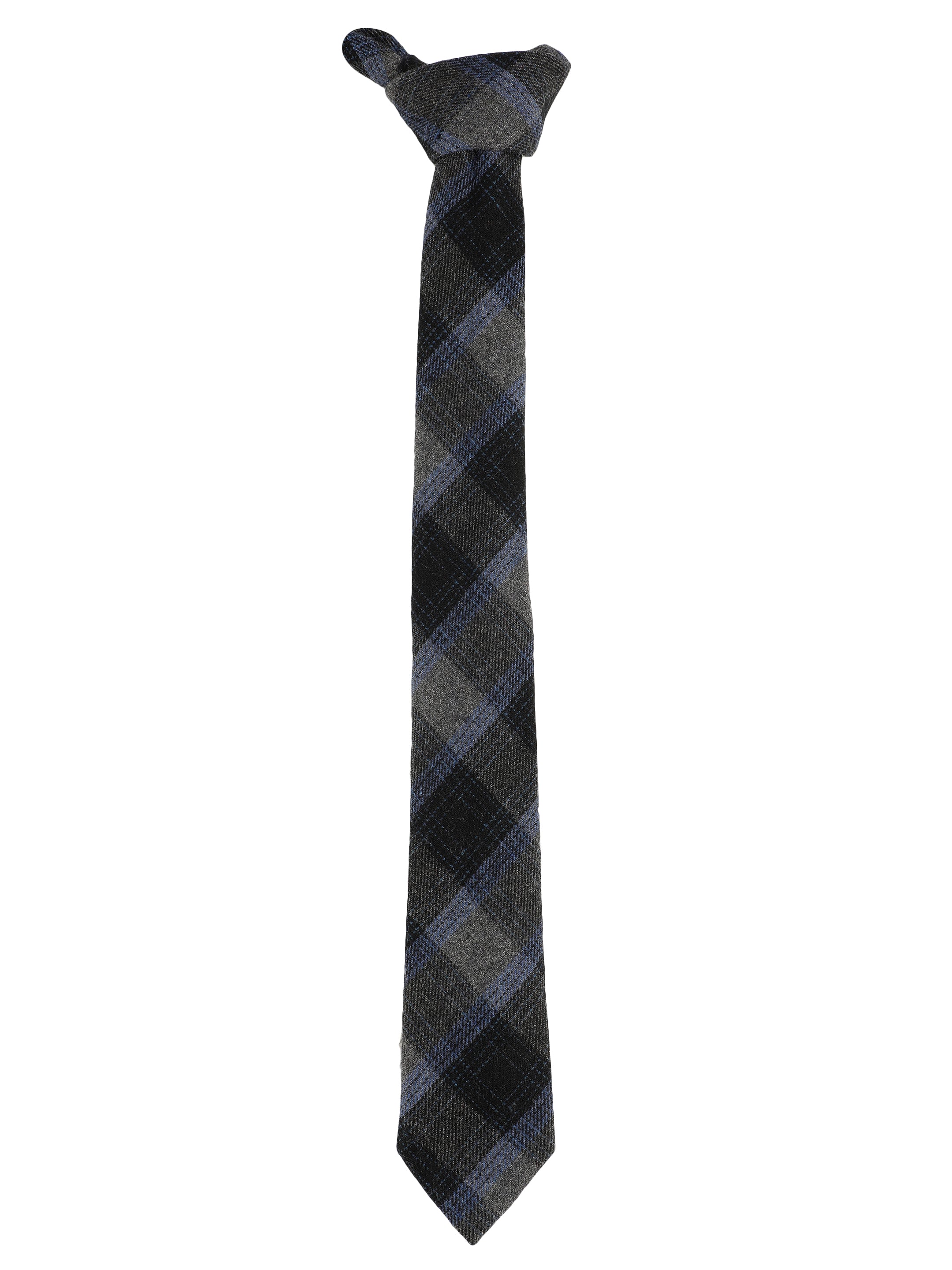 Alvaro Castagnino Grey & Blue Coloured Cotton Necktie for Men