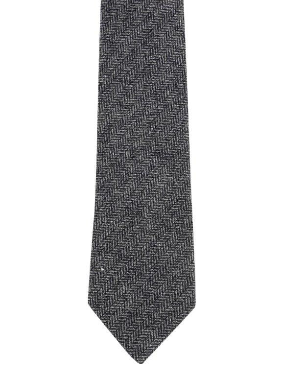 Alvaro Castagnino Grey Coloured Cotton Necktie for Men