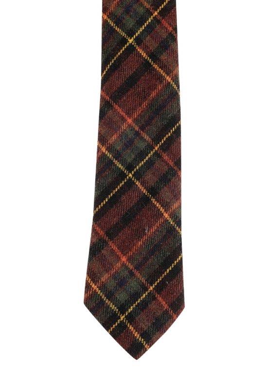 Multicolour Tartan Check Cotton Necktie