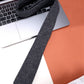 Alvaro Castagnino Grey Coloured Cotton Necktie for Men