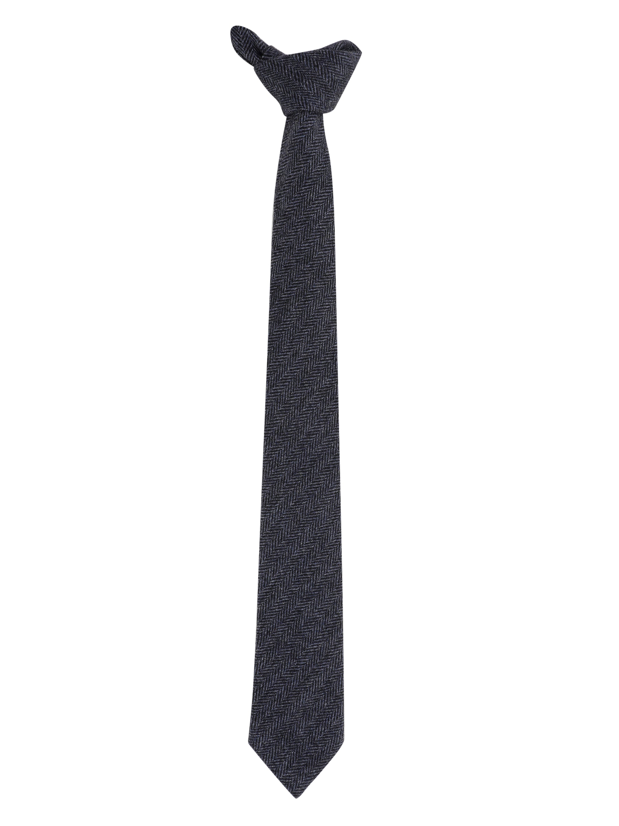 Alvaro Castagnino Grey Coloured Cotton Necktie for Men