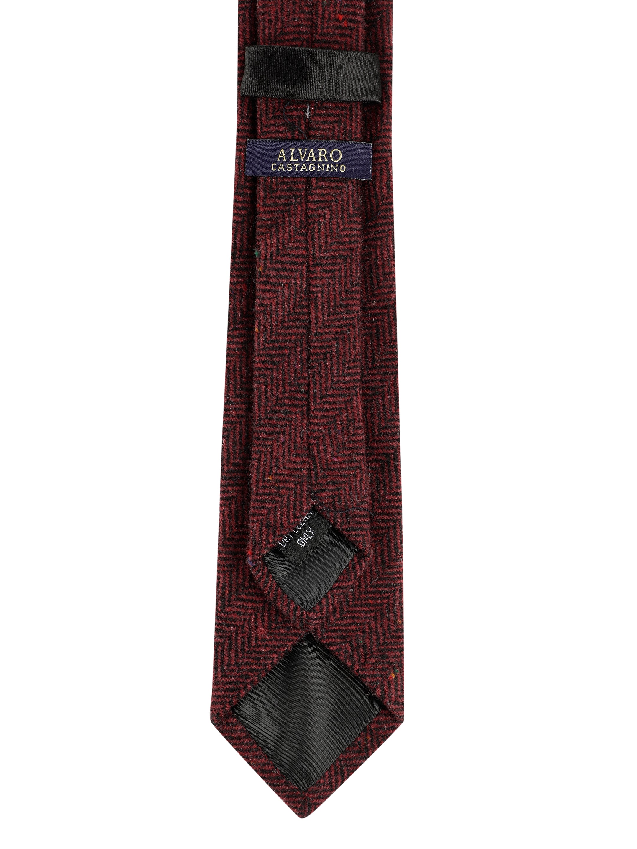 Alvaro Castagnino Rose Coloured Cotton Necktie for Men