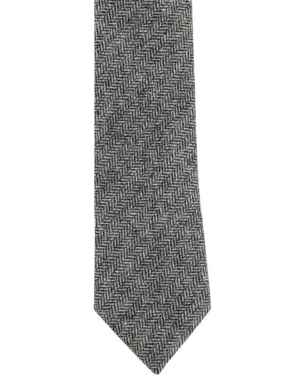 Alvaro Castagnino Grey Coloured Cotton Necktie for Men