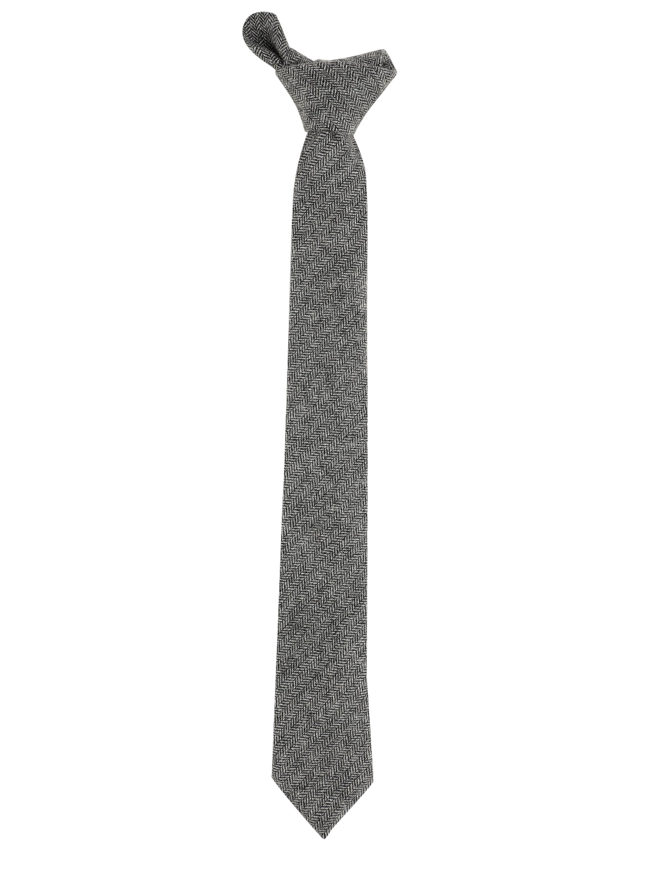 Alvaro Castagnino Grey Coloured Cotton Necktie for Men