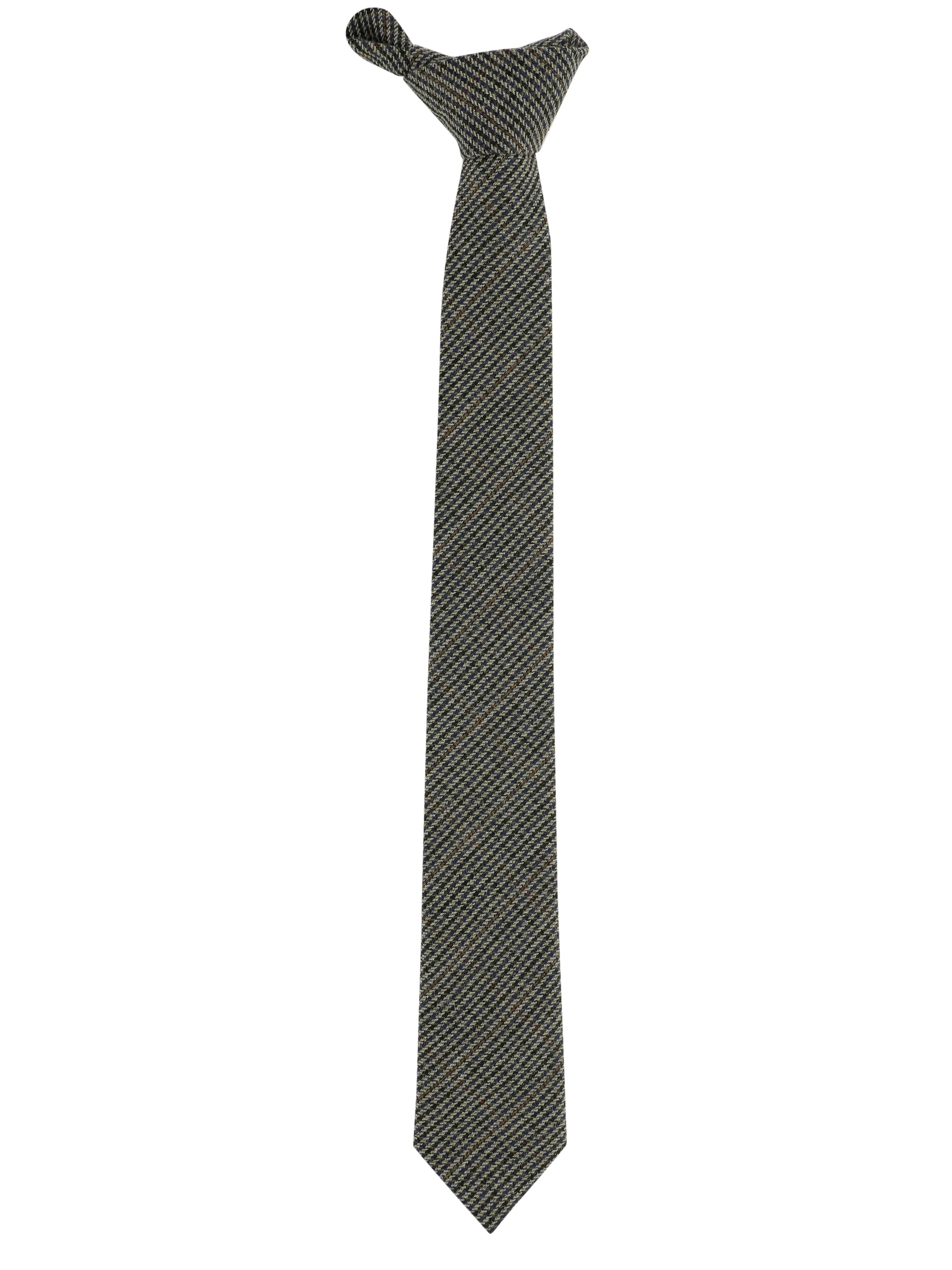Alvaro Castagnino Grey Coloured Cotton Necktie for Men
