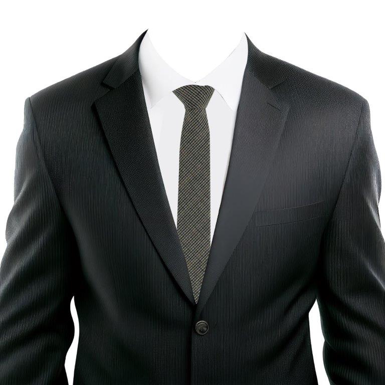 Alvaro Castagnino Grey Coloured Cotton Necktie for Men