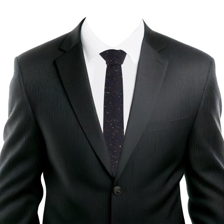 Alvaro Castagnino Blue & Multi Coloured Cotton Necktie for Men