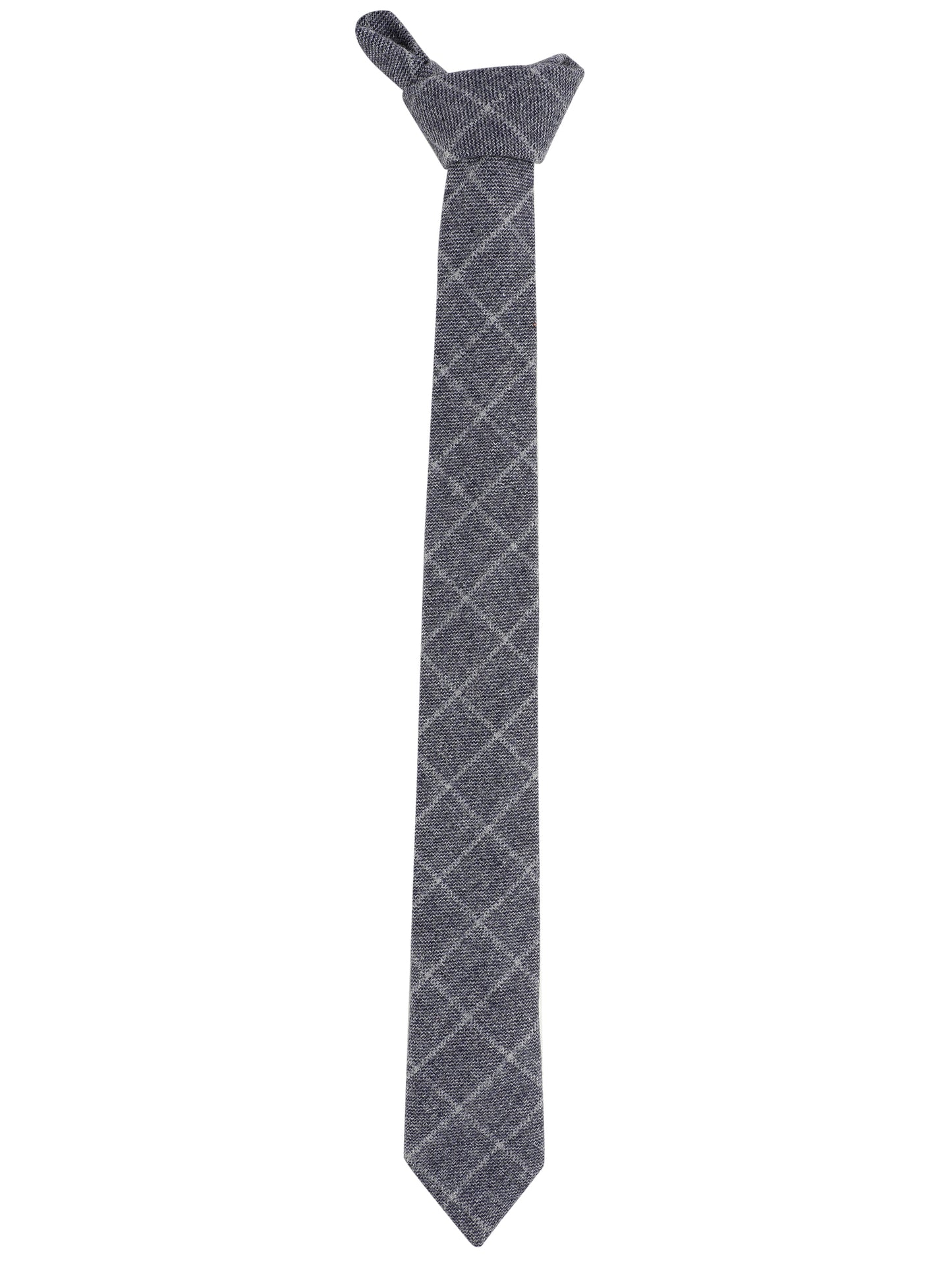 Alvaro Castagnino Grey Coloured Cotton Necktie for Men