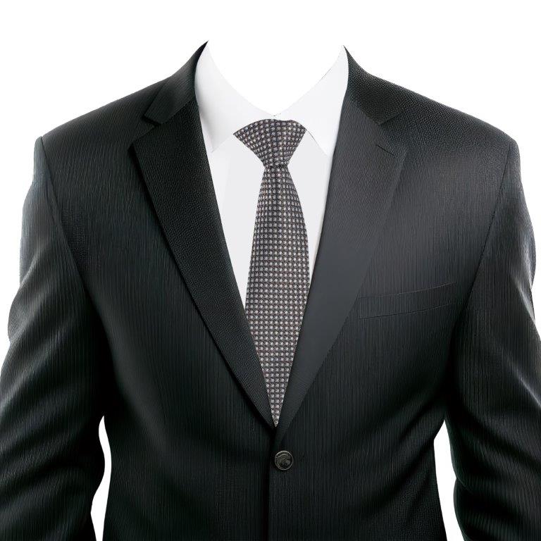 Brown Micro Classic Necktie