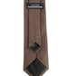 Alvaro Castagnino Brown & Grey Coloured Microfiber Necktie for Men