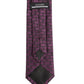 Alvaro Castagnino Purple & Black Coloured Microfiber Necktie for Men