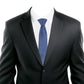 Alvaro Castagnino Blue Coloured Microfiber Necktie for Men
