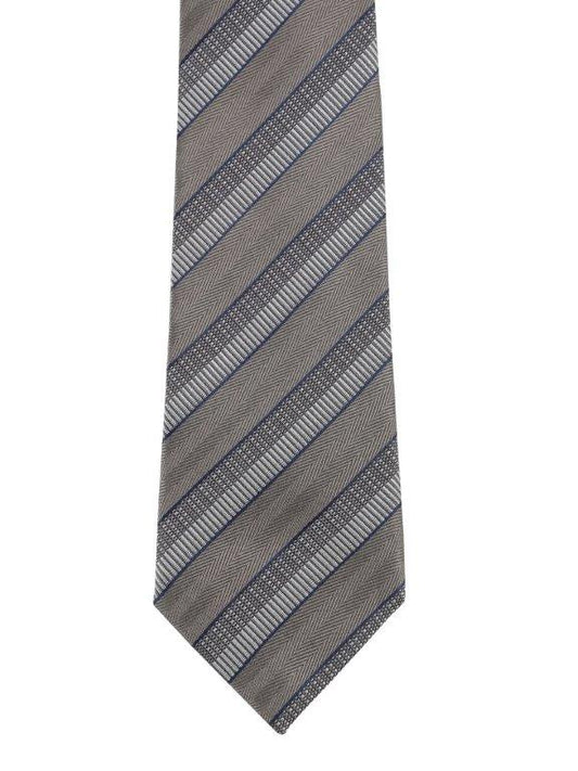 Alvaro Castagnino Grey Coloured Microfiber Necktie for Men