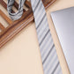 Alvaro Castagnino Grey Coloured Microfiber Necktie for Men