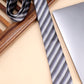 Alvaro Castagnino Grey Coloured Microfiber Necktie for Men