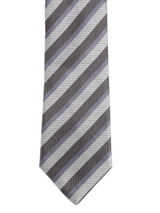 Alvaro Castagnino Grey Coloured Microfiber Necktie for Men
