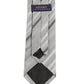 Alvaro Castagnino Grey Coloured Microfiber Necktie for Men