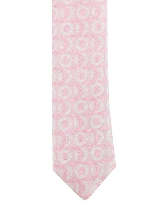 Alvaro Castagnino Pink Coloured Microfiber Necktie for Men