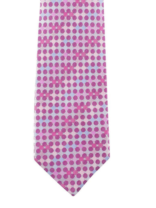 Alvaro Castagnino Pink Coloured Silk Necktie for Men
