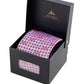 Alvaro Castagnino Pink Coloured Silk Necktie for Men