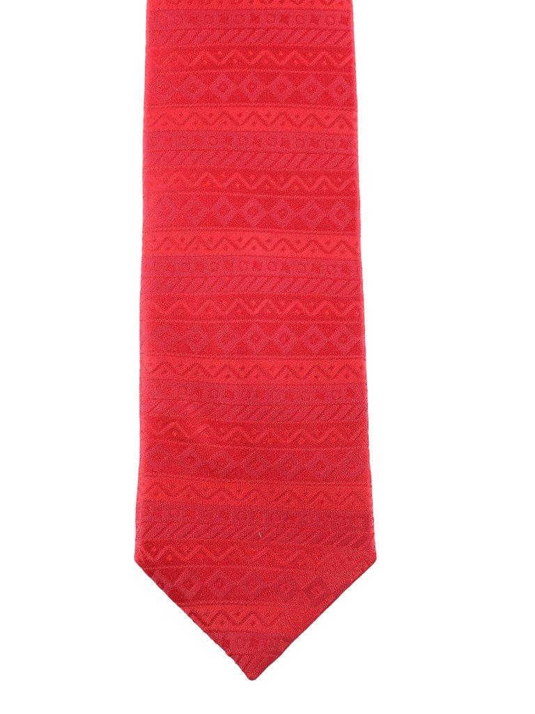 Red geometric Silk Necktie