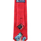Alvaro Castagnino Red Coloured Silk Necktie for Men