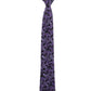 Alvaro Castagnino Purple & Black Coloured Silk Necktie for Men