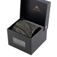 Alvaro Castagnino Brown & Black Coloured Silk Necktie for Men