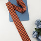 Alvaro Castagnino Orange & Brown Coloured Silk Necktie for Men