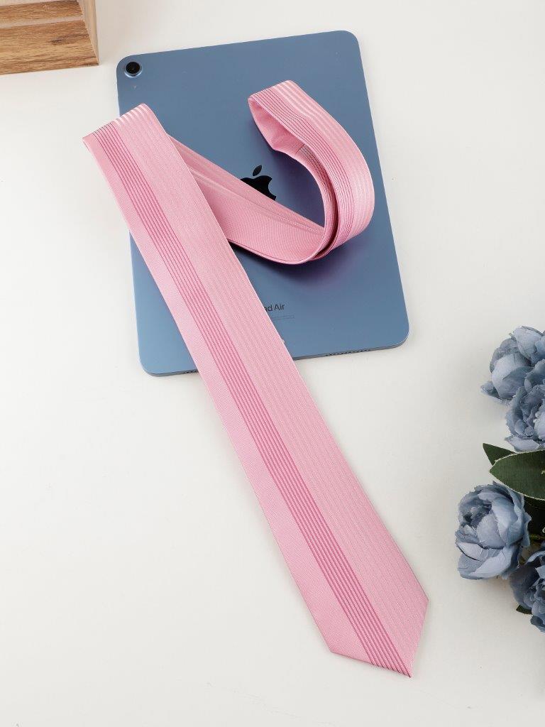 Alvaro Castagnino Pink Coloured Silk Necktie for Men