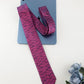 Alvaro Castagnino Magenta Coloured Silk Necktie for Men