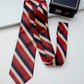 Alvaro Castagnino Maroon & Yellow Coloured Printed Skinny Tie