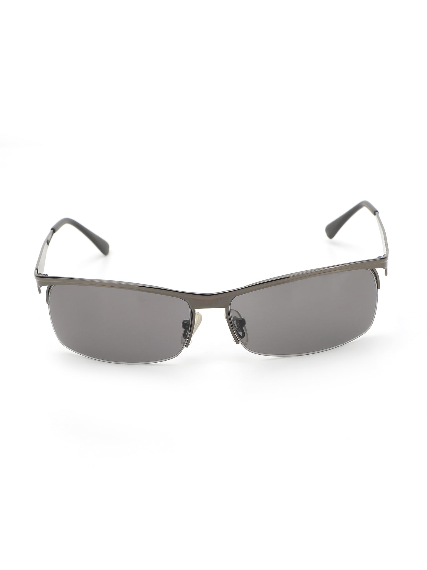 Alvaro Castagnino Men Grey Rectangle Polarised Lens Sunglasses