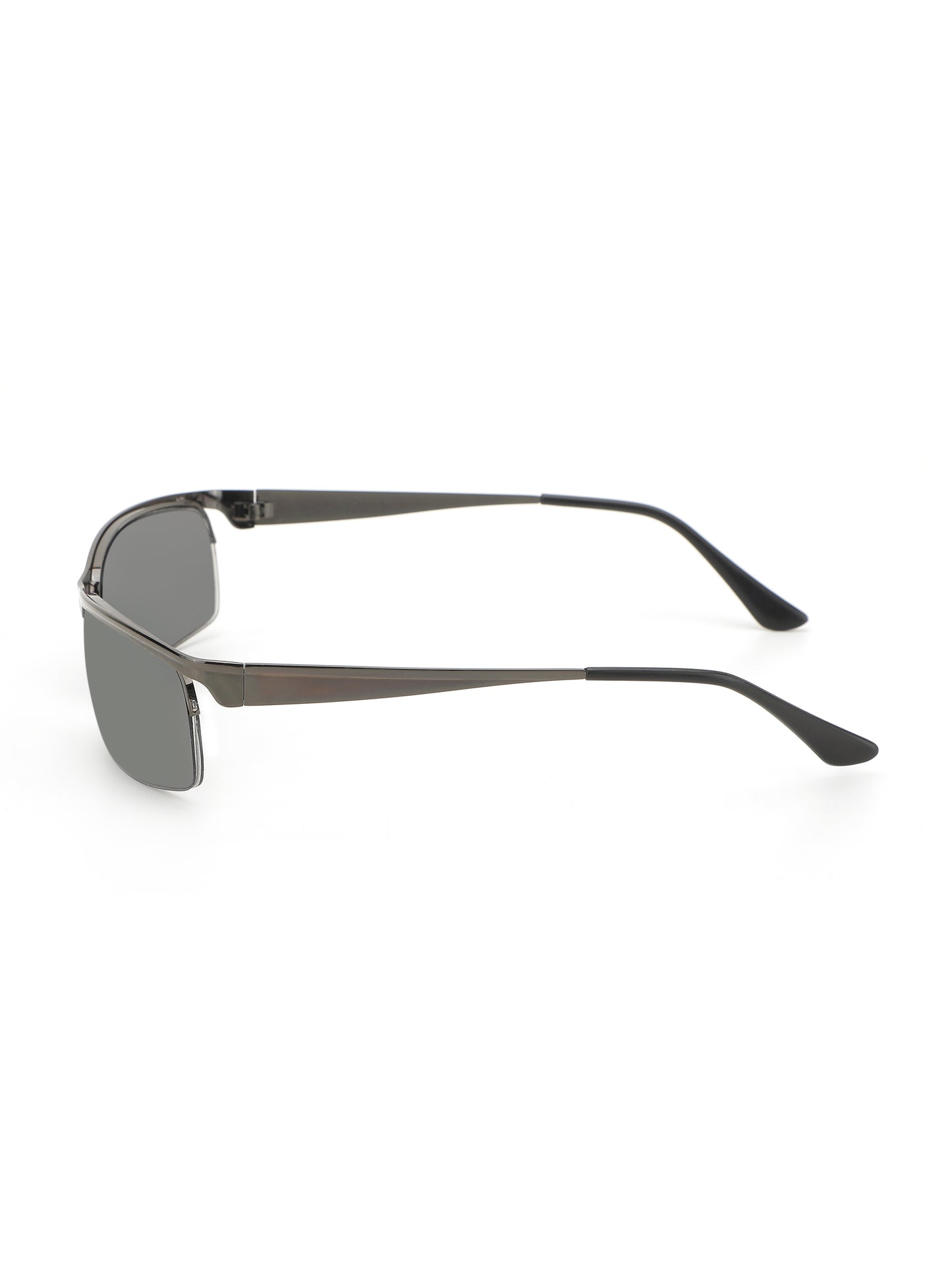 Alvaro Castagnino Men Grey Rectangle Polarised Lens Sunglasses