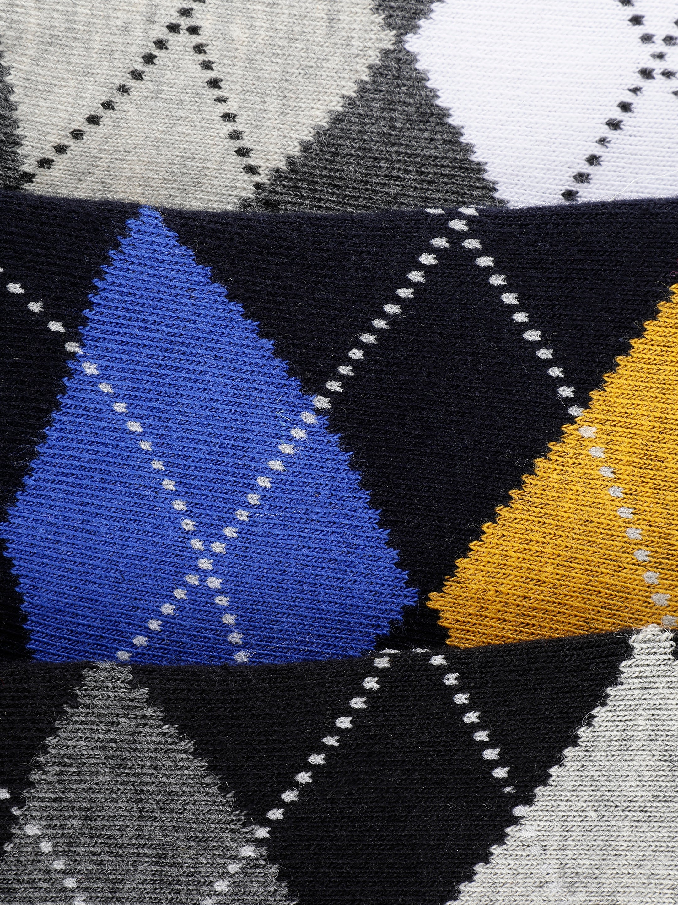 Alvaro Castagnino Men Multi Coloured Checked Shoe Liners Socks