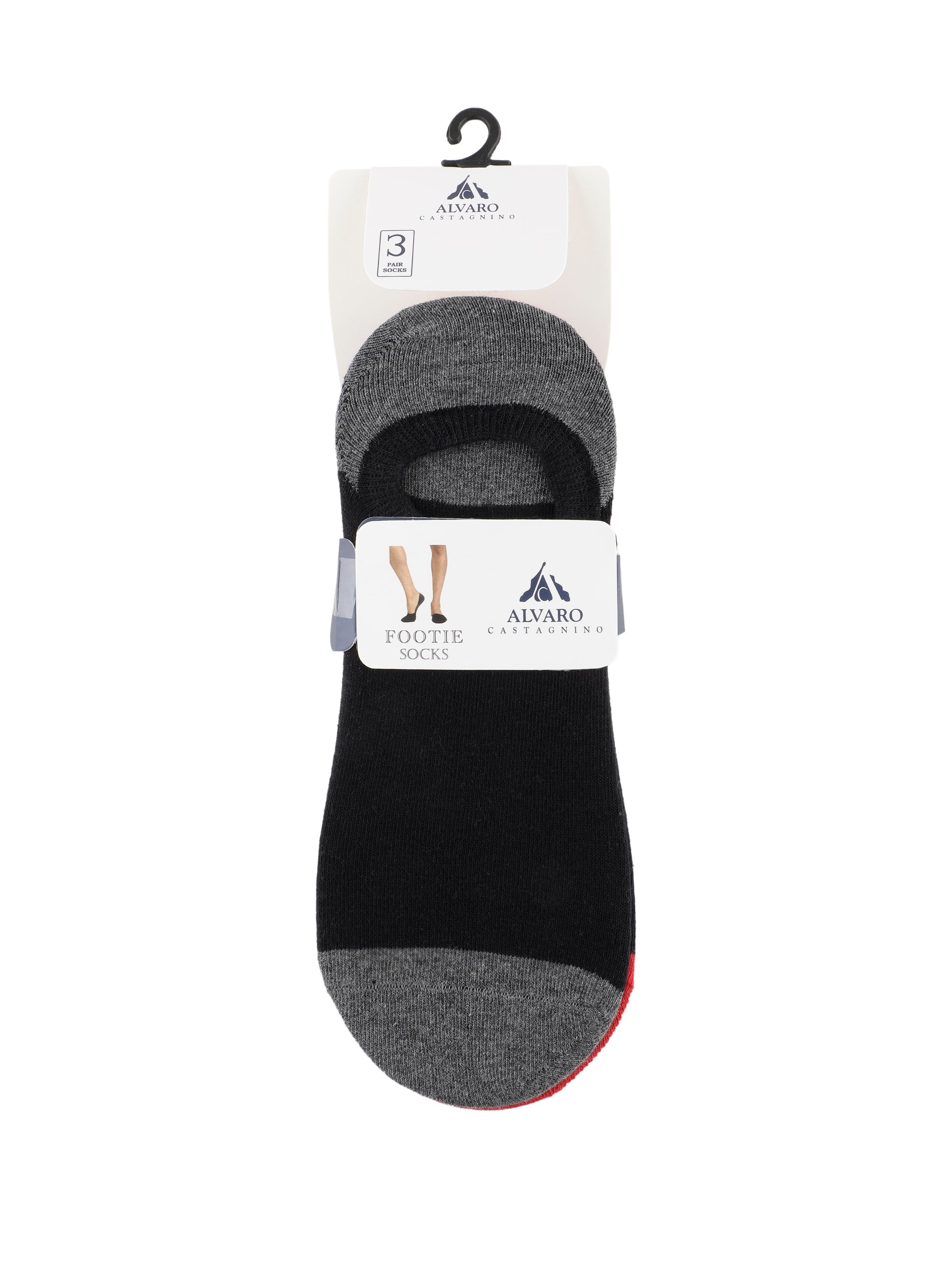 Alvaro Castagnino Men Multi Coloured Plain Shoe Liners Socks