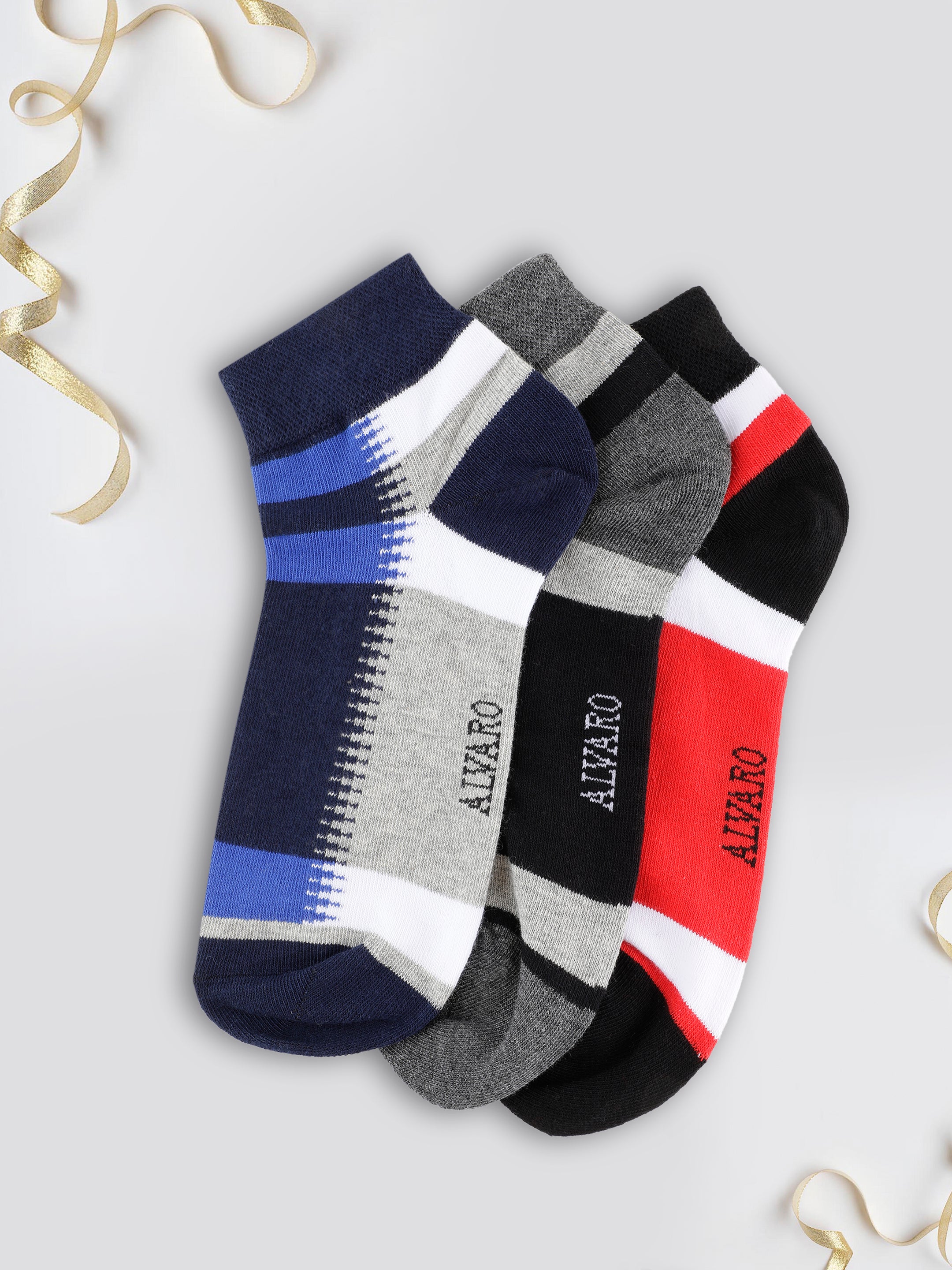 Alvaro Castagnino Men Multi Coloured Ankle-Length Socks