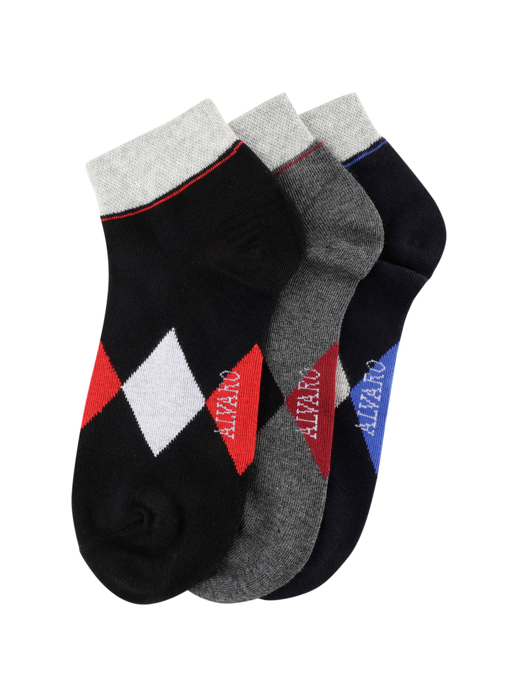 Alvaro Castagnino Men Multi Coloured Ankle-Length Socks