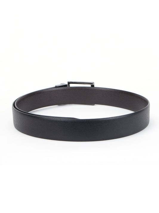 Alvaro Castagnino Black Colored Reversible Formal Belt for Men