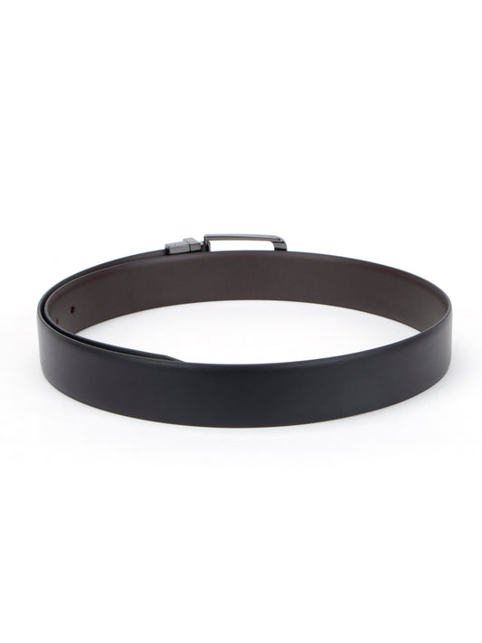 Alvaro Castagnino Black Colored Reversible Formal Belt for Men