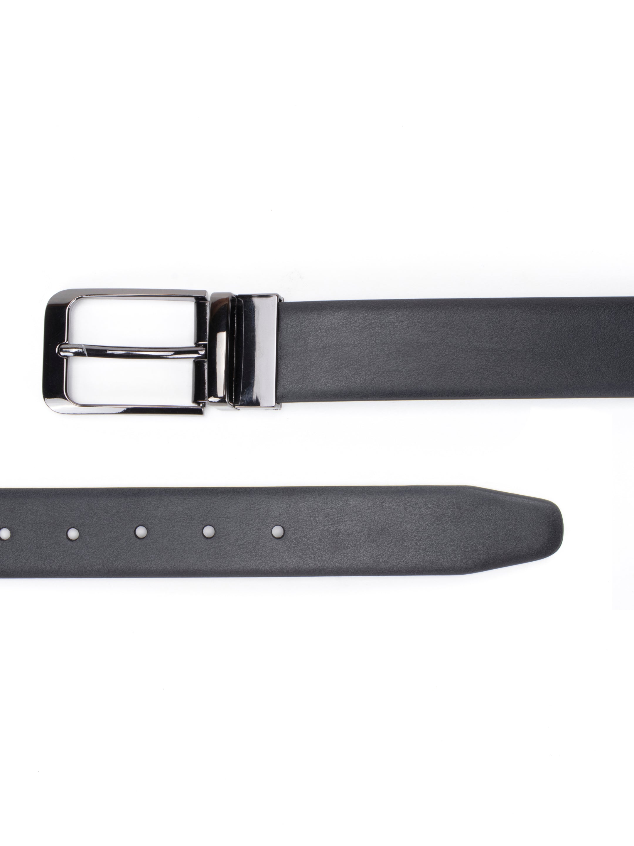 Alvaro Castagnino Black Colored Reversible Formal Belt for Men