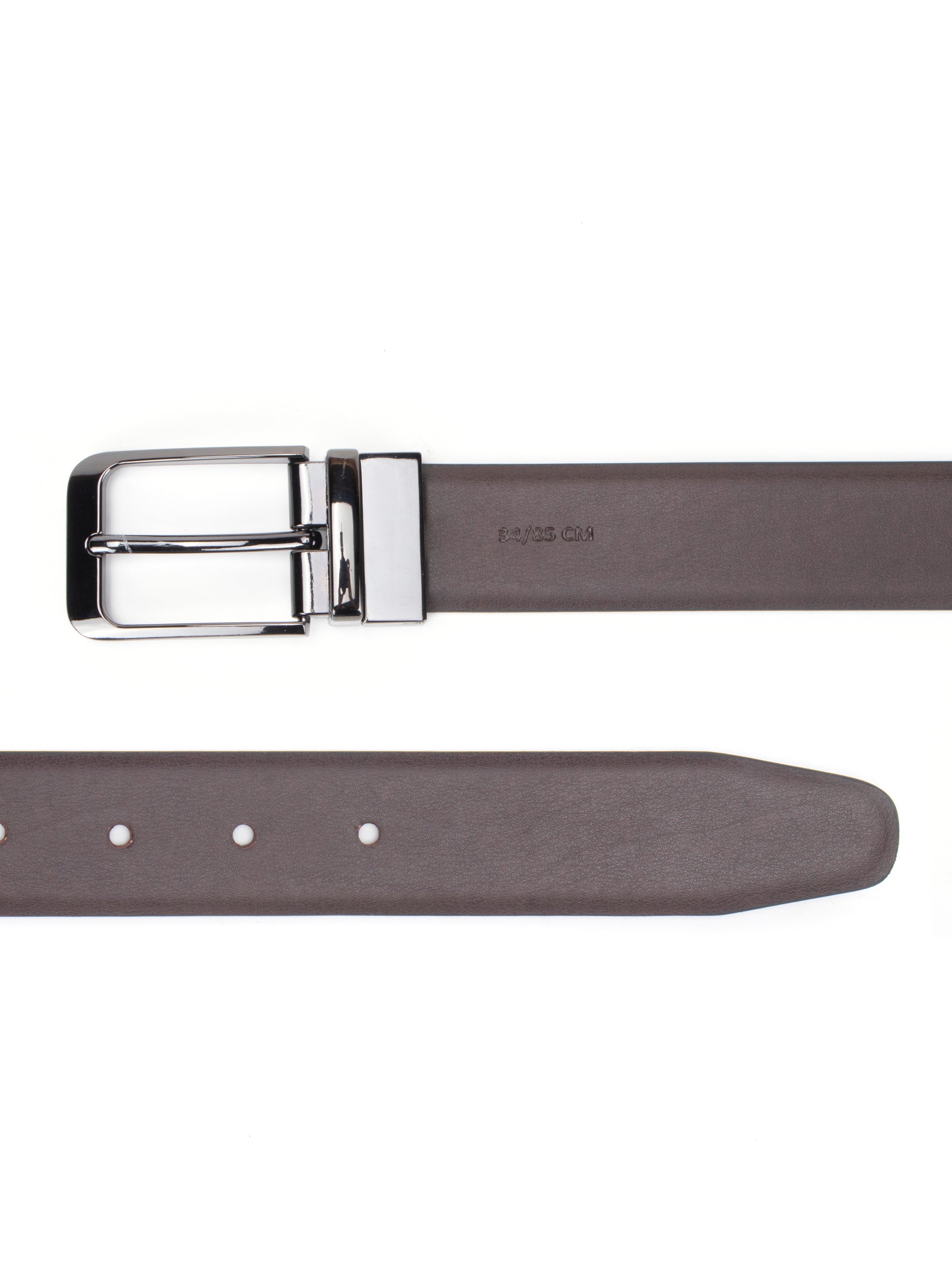 Alvaro Castagnino Black Colored Reversible Formal Belt for Men