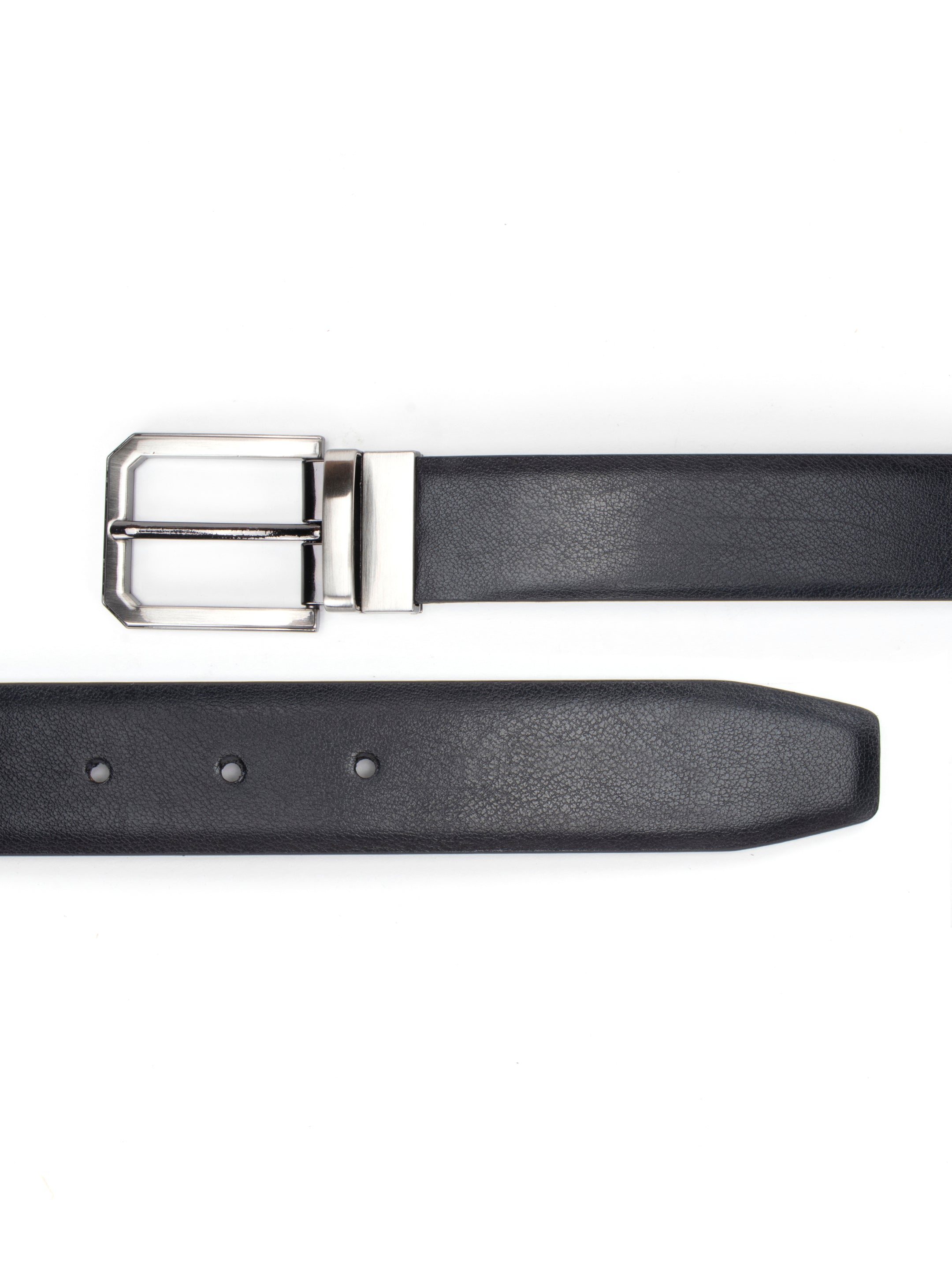 Alvaro Castagnino Black Colored Reversible Formal Belt for Men