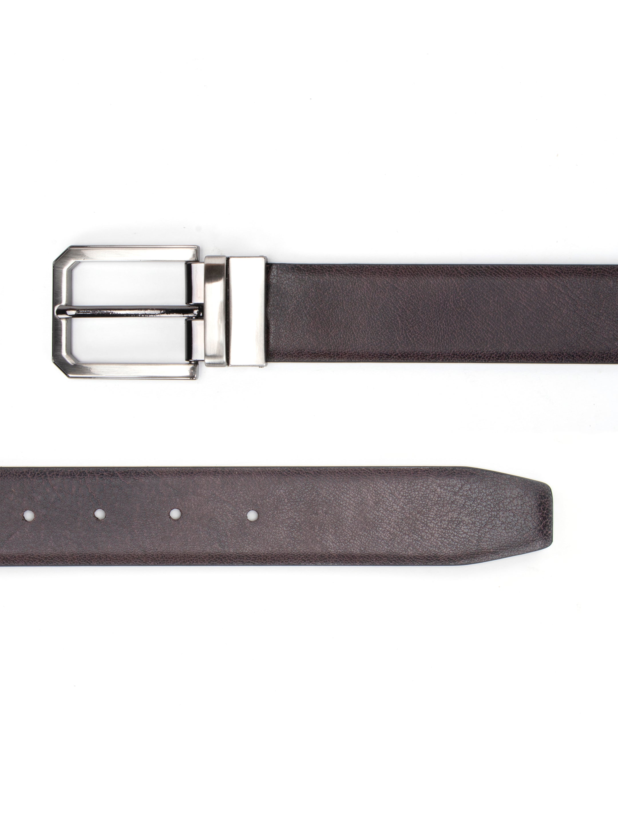 Alvaro Castagnino Black Colored Reversible Formal Belt for Men