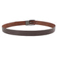 Alvaro Castagnino Men Brown & Tan Textured Leather Formal Reversible Belt