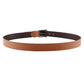 Alvaro Castagnino Men Tan Textured Leather Formal Single Side Belt