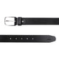 Alvaro Castagnino Men Black Textured Leather Formal Single Side Belt