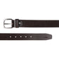 Alvaro Castagnino Men Brown Textured Leather Formal Single Side Belt