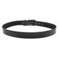 Alvaro Castagnino Men Black Textured Leather Casual Belt