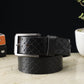 Alvaro Castagnino Men Black Textured Leather Casual Belt
